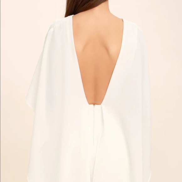 LULUS GORGEOUS WHITE DRESS - Picture 5 of 5